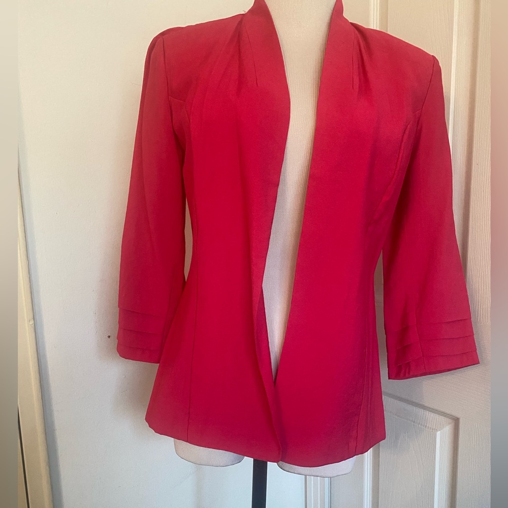 Frank Lyman Open Front Fuchsia Jacket